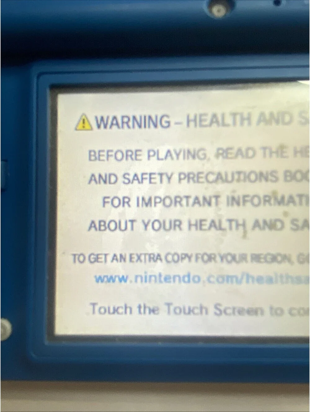 Nintendo DSI Handheld System Midnight Turns On With Stylus Read Description